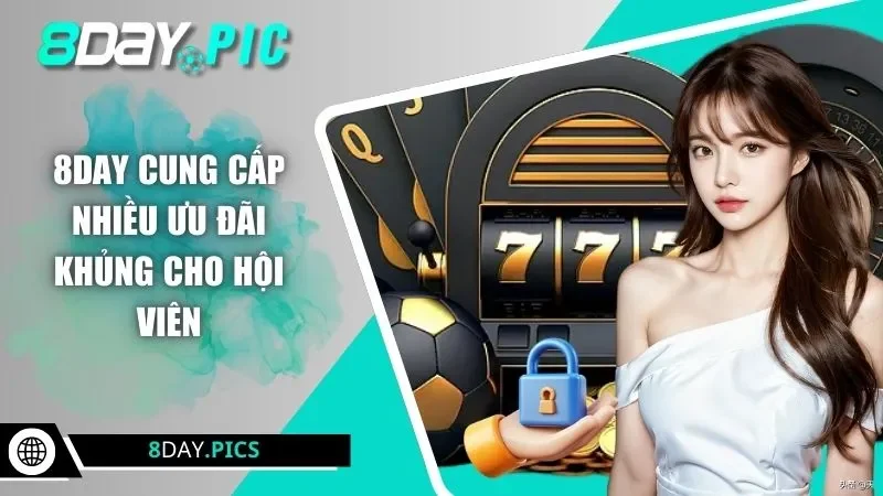 8DAY cung cấp nhiều ưu đãi khủng cho hội viên