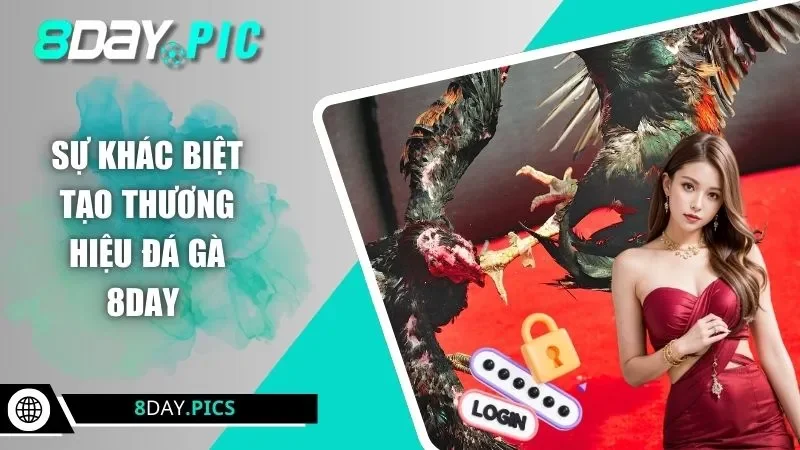 Sự khác biệt tạo thương hiệu đá gà 8DAY 