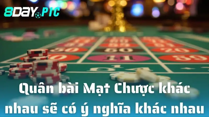 Những quân bài Mạt Chược khác nhau sẽ có ý nghĩa và cách chơi khác nhau